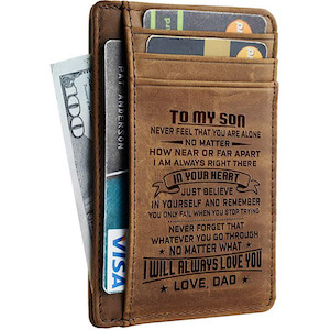 Wallet with quote