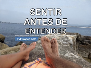 Sentir antes de entender