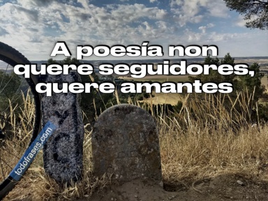 A poesía non quere seguidores, quere amantes